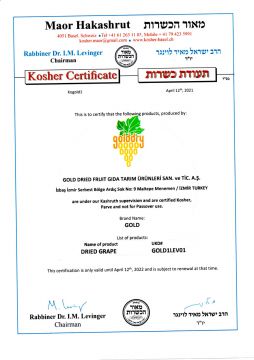 Koscher-Certificate